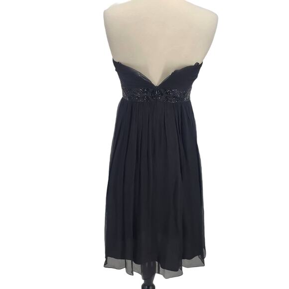 Maggy London 100% Silk Strapless Cocktail Dress - Picture 7 of 8